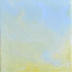 Céleste - ORIGINAL encaustic painting - 6X6